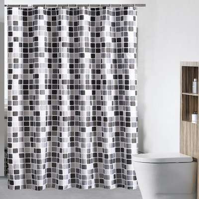 i@home thick waterproof bath polyester 3d shower curtain mosaic printing