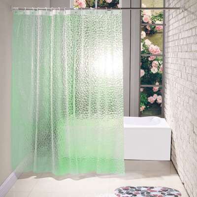 i@home thick 3D water cubic eva waterproof shower curtain bathroom